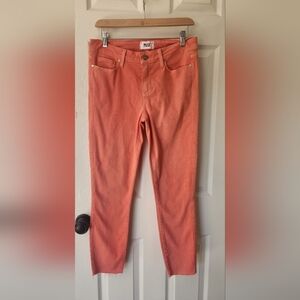PAIGE verdugo Skinny  Crop Jeans. Size:29 Pink orange (salmon or coral